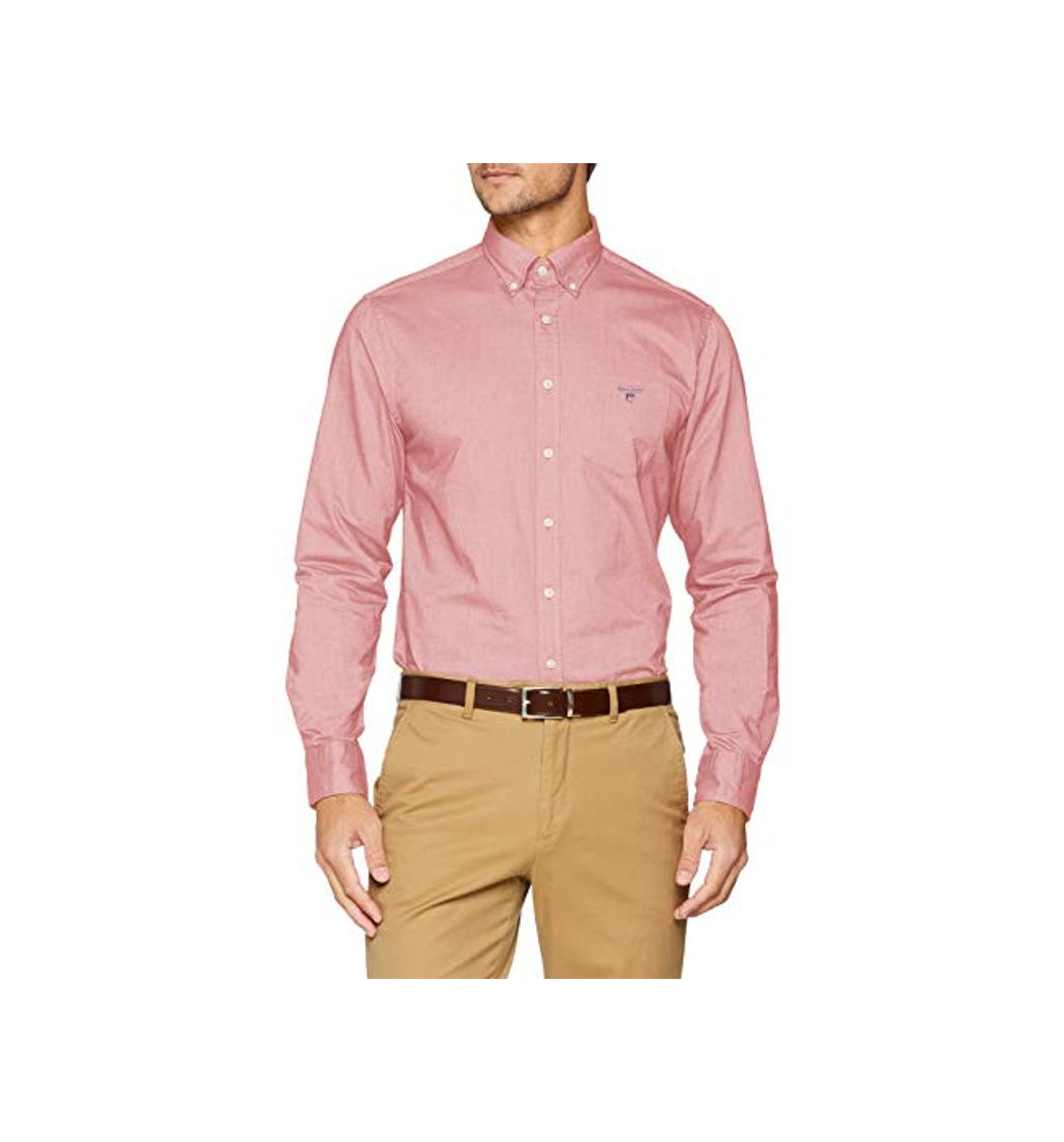 Social GANT The Oxford Shirt Reg BD Camisa, Rojo