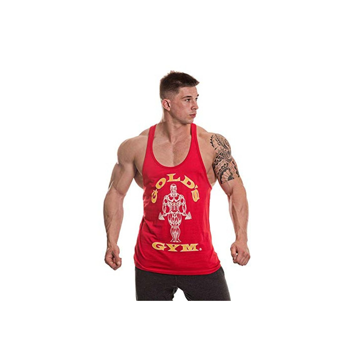 Moda Gold´s Gym GGVST-003 Muscle Joe - Camiseta musculación para Hombre