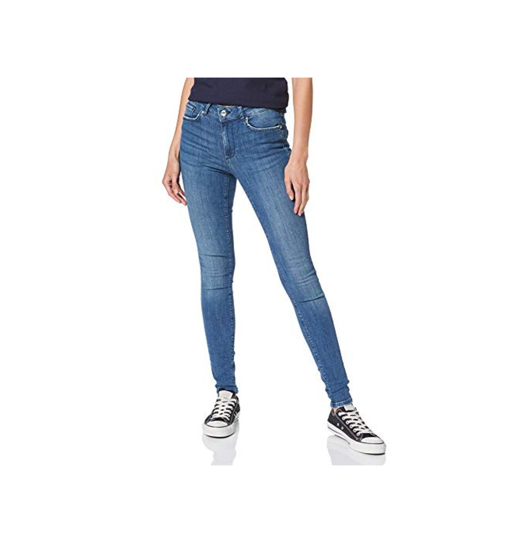 Social Vero Moda Vmlux Mr Slim Jeans Ba343 Noos Vaqueros, Azul