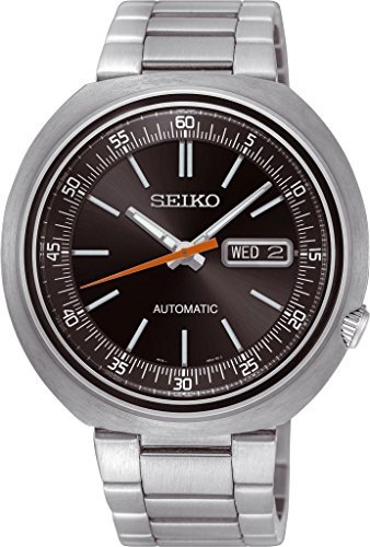 Lugares Seiko Reloj Analogico para Hombre de Automático con Correa en Acero Inoxidable