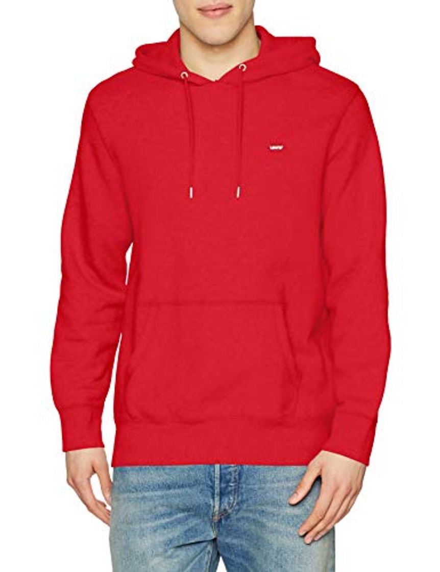 Fashion Levi's Original Hm Pullover Hoo Capucha, Rojo