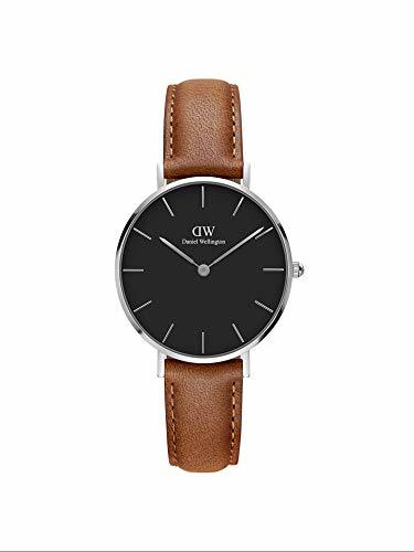 Daniel Wellington Reloj Analógico para Hombre de Cuarzo con Correa en Cuero