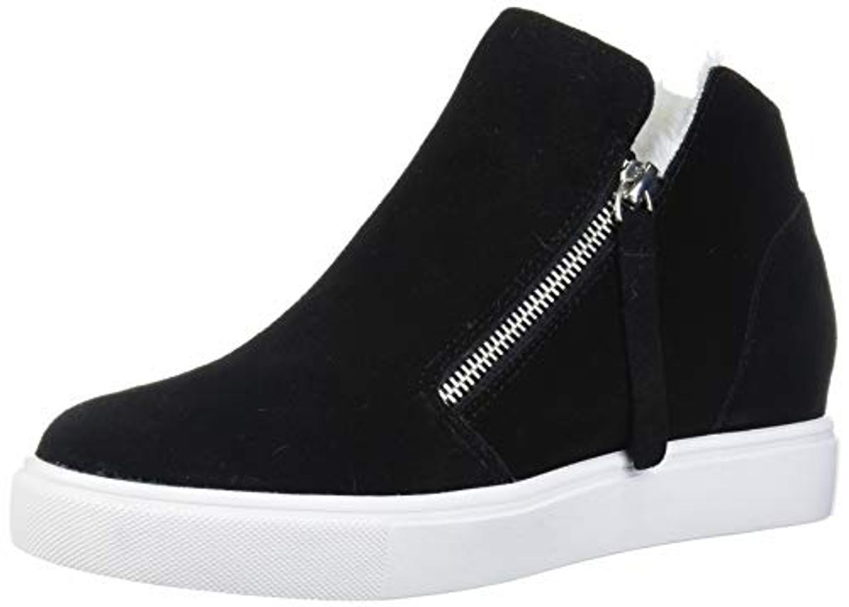 Moda Steve Madden Caliber-f Zapatillas para mujer, Negro