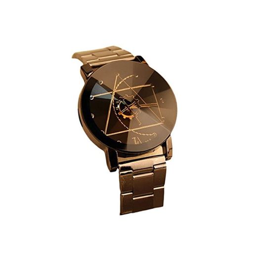 Fortan Acero Inoxidable Cuarzo Reloj de Pulsera análogo de los Hombres