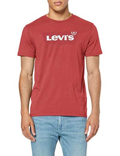 Levi's Housemark Graphic tee Camiseta, Rojo