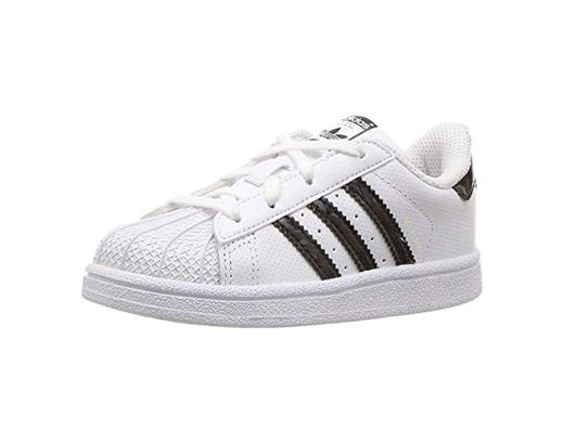 adidas Superstar J, Zapatillas Unisex Niños, Blanco