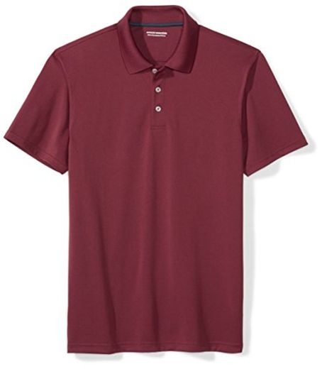 Amazon Essentials Slim-fit Quick-Dry Golf Polo Shirt, Morado