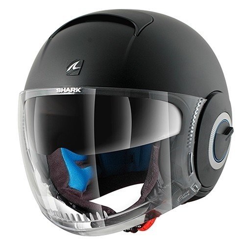 Lugares Shark Nano Casco Jet, Negro Mate, L