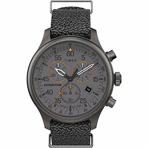 Lugar Timex TW2T72900 Men's Expedition Field Chronograph Grey Fabric Band Grey Dial Watch