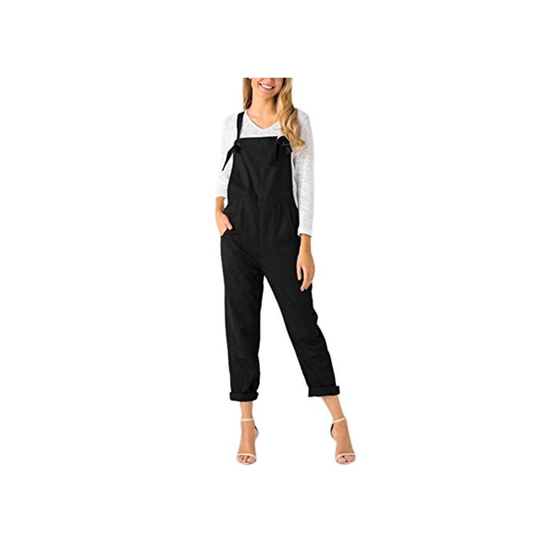 Producto QinMM Petos de Pantalones Largos Casual Playa Fiesta Noche Cóctel para Mujer