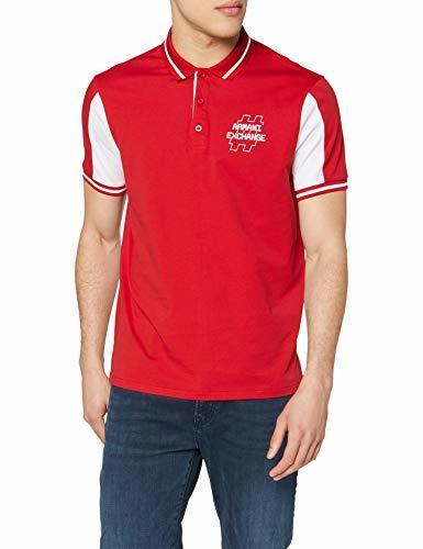 Place Armani Exchange Hashtag Logo Polo, Rojo