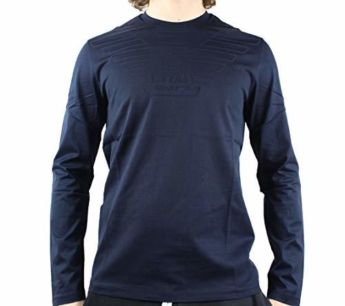 Lugar Emporio armani - F950 t-shirt navy/aquila j