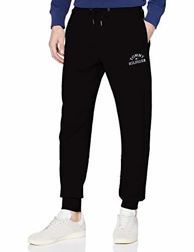 Places Tommy Hilfiger Logo Embroidery J M Pantalones Deportivos, Negro