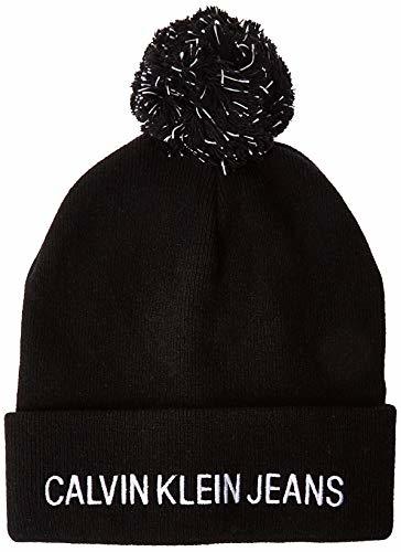 Places Tommy Hilfiger J Pom Beanie Gorro de Punto, Negro