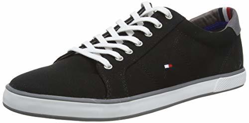 Lugares Tommy Hilfiger H2285ARLOW 1D, Zapatillas para Hombre, Negro