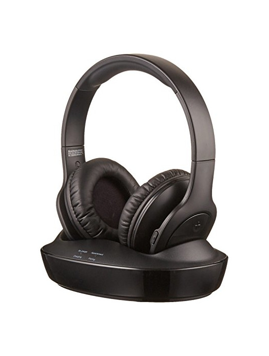 Product AmazonBasics - Auriculares circumaurales inalámbricos por radiofrecuencia