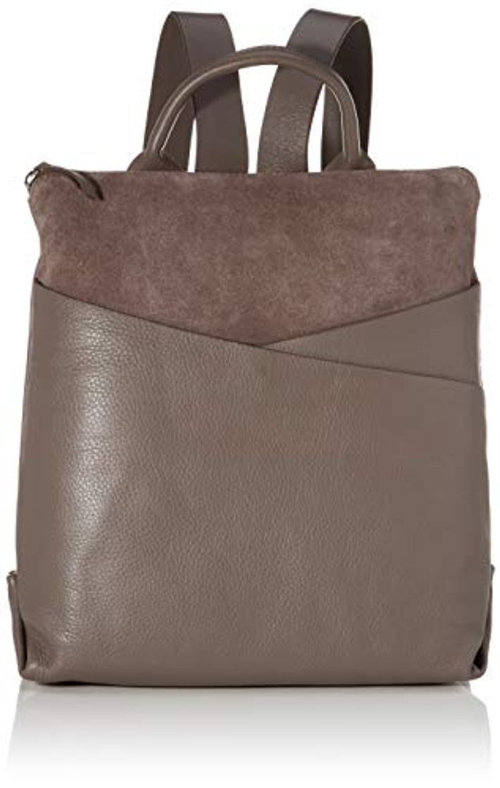 Social Clarks - Bolso de mano de Cuero Mujer, color Gris, talla 10x52x43