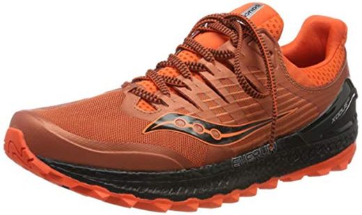 Saucony Xodus ISO 3, Zapatillas de Running para Hombre, Naranja