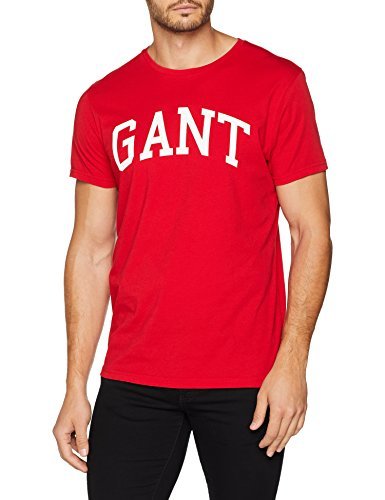 Place GANT Graphic SS T-Shirt Camiseta, Rojo