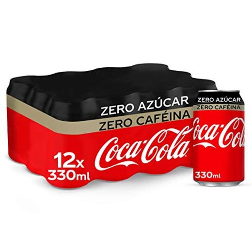 Coca-Cola - Zero Zero, Refresco con gas de cola, 330 ml