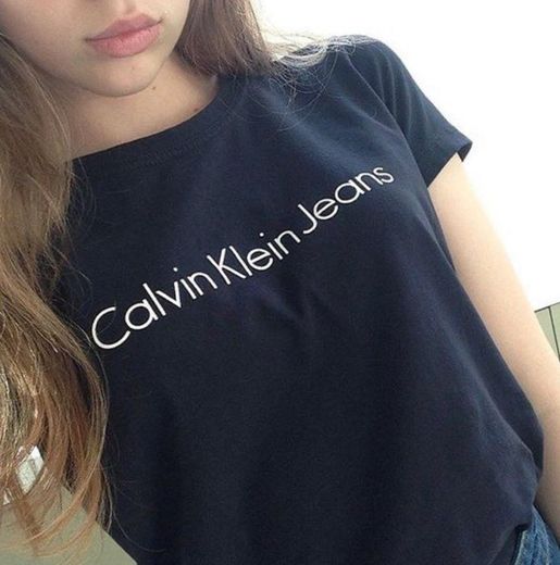 Calvin Klein jeans T-shirt Preta 