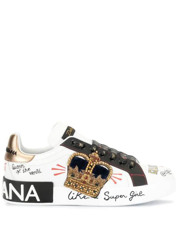 DOLCE & GABBANA

Tênis Portofino com aplicações