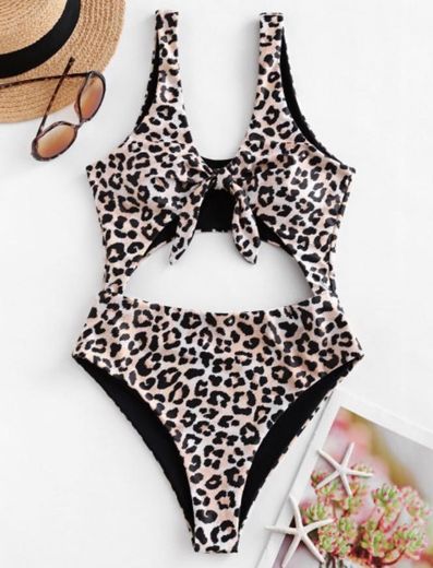 one piece leopard pattern 