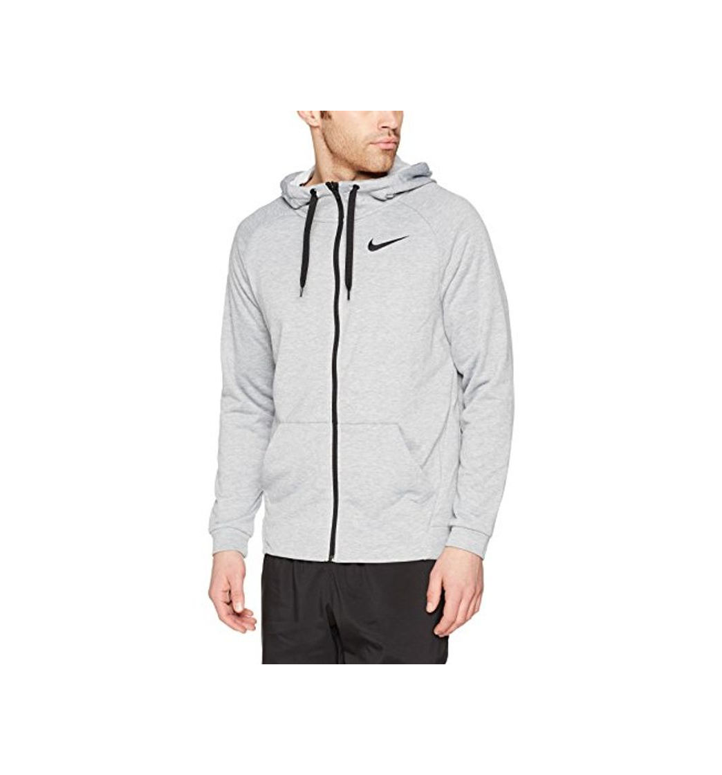 Products Nike M Nk Dry Hoodie FZ Fleece Sudadera, Hombre, Gris Oscuro