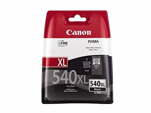 Electrónica Canon PG-540XL Cartucho de tinta original para Impresora de Inyeccion Pixma