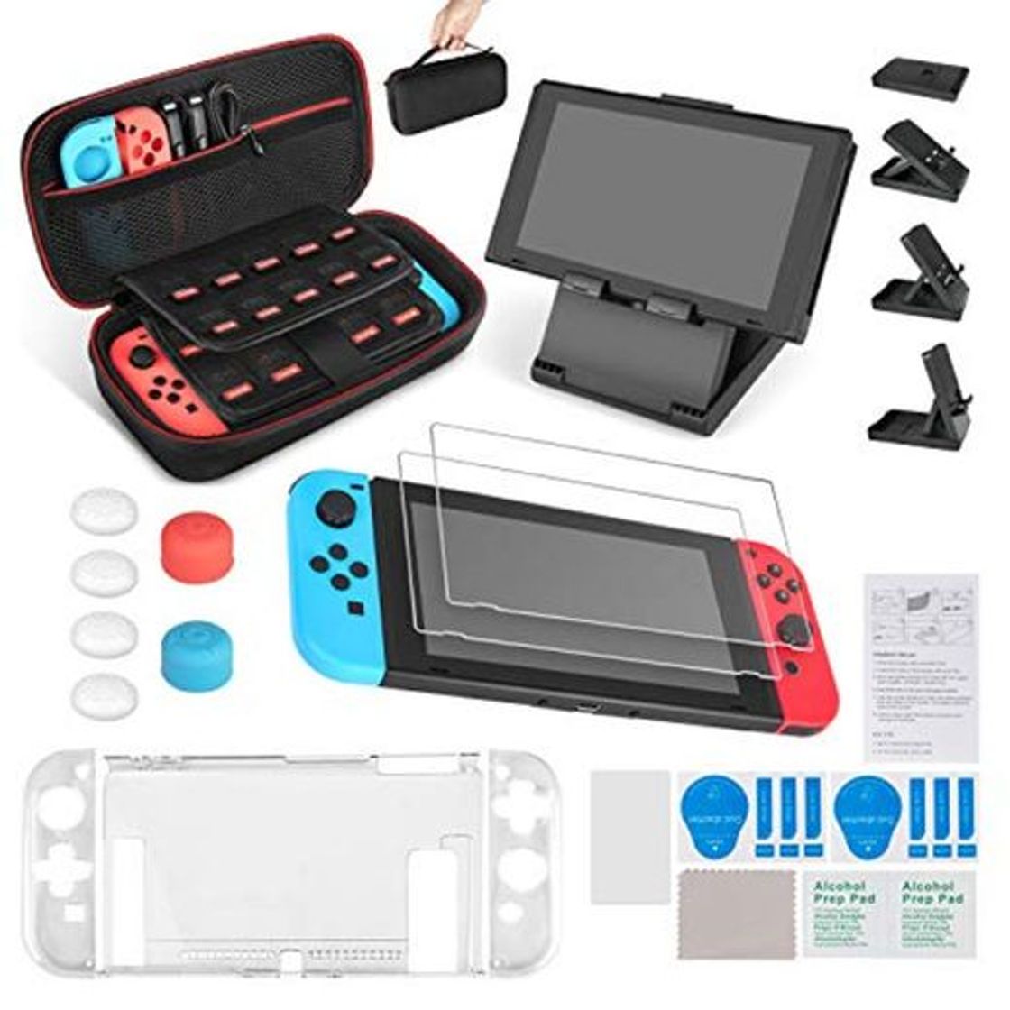 Products Keten kit de accesorios 13 en 1 para Nintendo Switch, incluye una