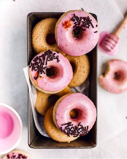 Ruby grapefruit donuts 🍩 