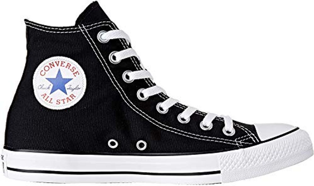 Social Converse Chuck Taylor All Star, Zapatillas altas Unisex adulto, Negro (Black), 38