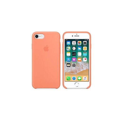 Funda para iPhone 7/8 Carcasa Silicona Suave Colores del Caramelo con Superfino