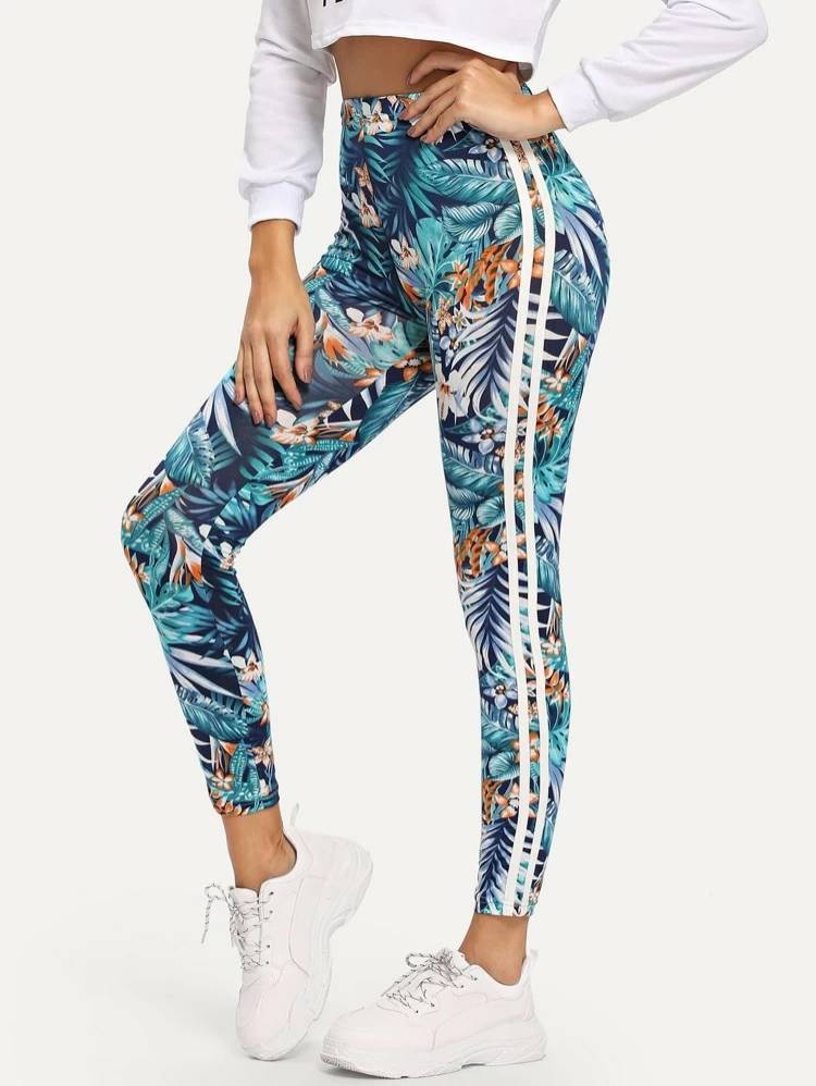 Fashion 🏵️🔸Tropical Print Leggings🔸 🏵️

