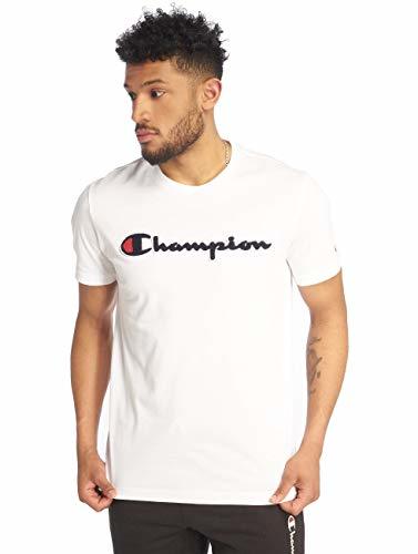 Lugares Champion Crewneck T-Shirt 212946-WW001 Wht !!es mÄ™skie T-Shirt