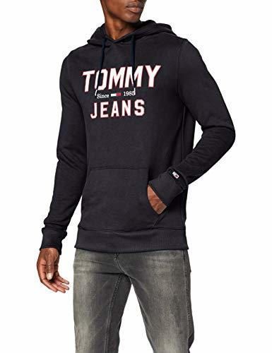 Tommy Hilfiger TJM Essential 1985 Logo Hoodie Sudadera Deportiva,