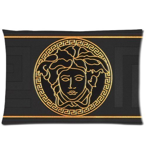 Social at-baby Custom Versace Decoración del hogar personalizado con cremallera fundas de almohada