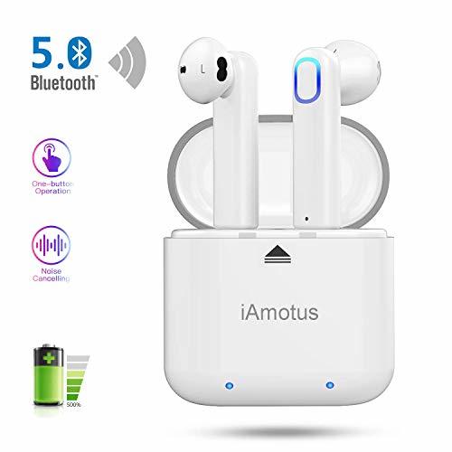 Electronic Auriculares Bluetooth 5.0 Ayete Auriculares Inalámbricos Mini Twins Sonido Estéreo In-Ear Cascos