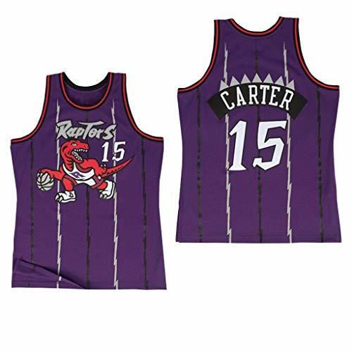 MFsports Toronto Raptors 15# Vince Carter 3D Impresión Jersey
