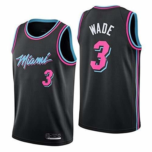 NBA Miami Heat 3# Wade Camiseta de Baloncesto para Hombres Mujer Nuevo