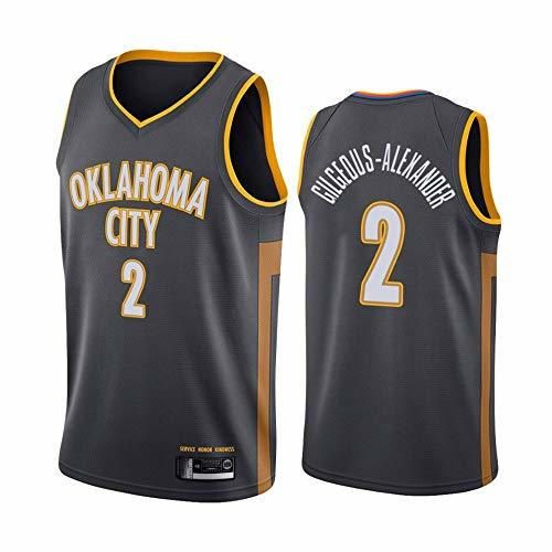 LITBIT Los Hombres de Baloncesto Jersey Thunder de Oklahoma City 2# Gilgeous