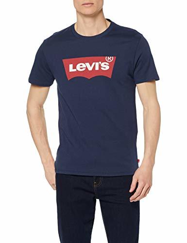 Social Levi's Graphic Set-In Neck, Camiseta para Hombre, Azul