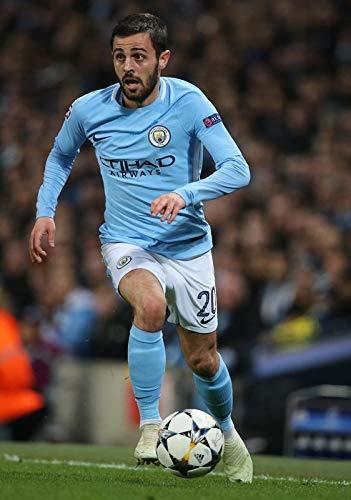 Desconocido Bernardo Silva Manchester City vs Liverpool 2018 Fútbol Póster 10284