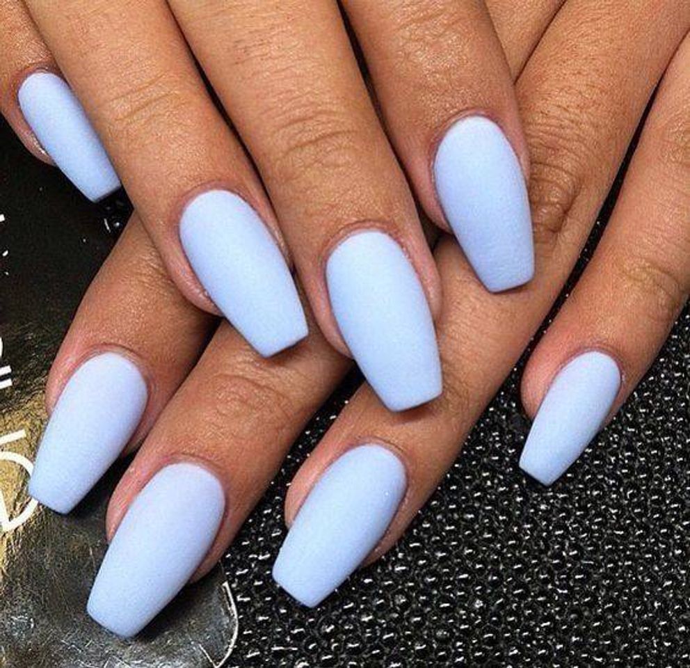 Moda blue nails