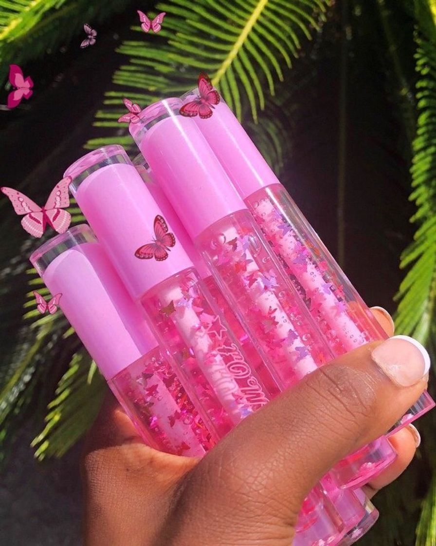 Moda gloss rosa 🌹💖✨