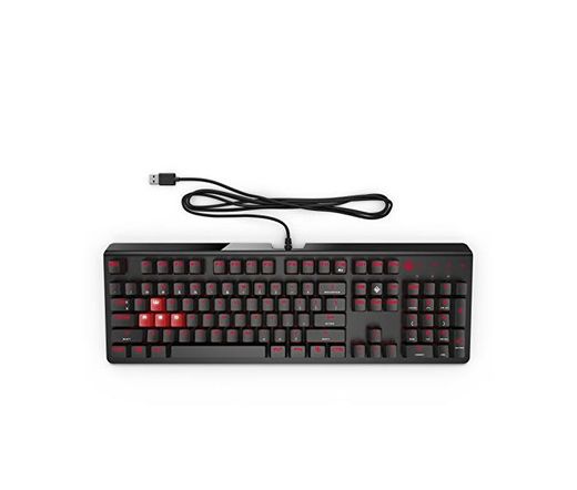 HP Omen 1100 N - Teclado mecánico iluminado para gaming con USB