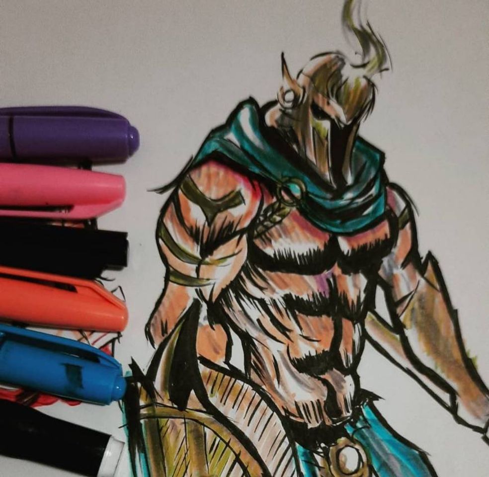 Moda Desenho de um dos melhores champs do Lolzinho 