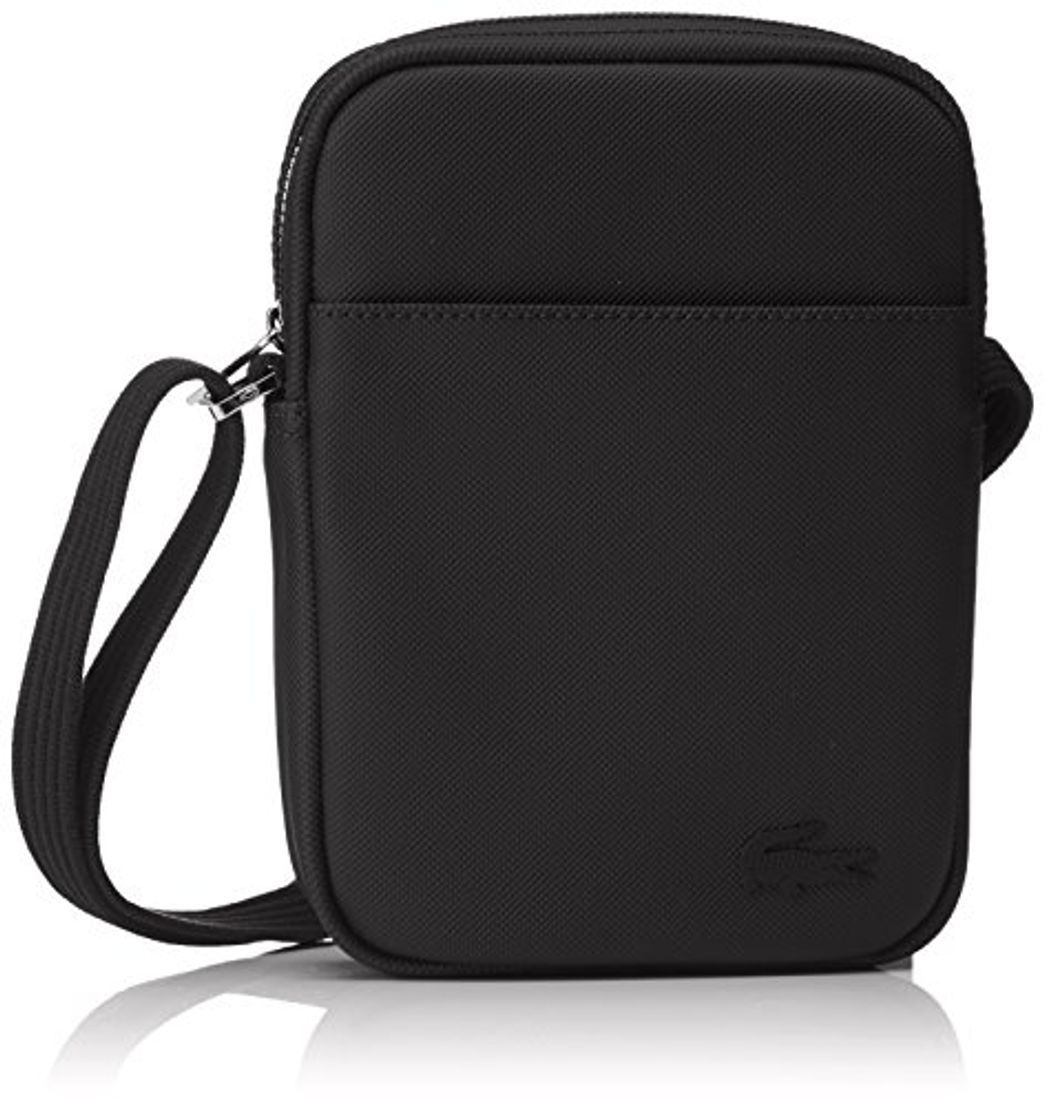 Place Lacoste NH2340HC Bolso Bandolera Clásico para Hombre, Color Negro