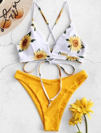 Moda Bikini girasol 🌻