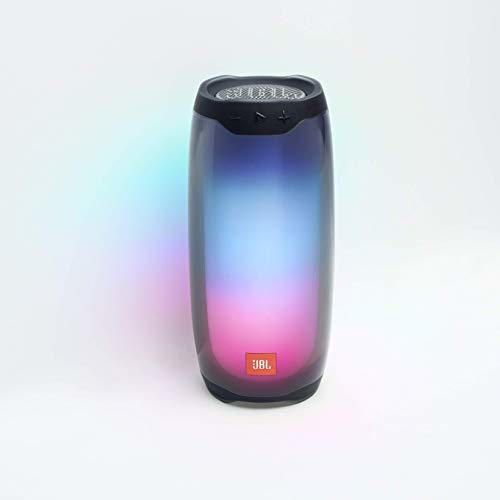 Pulse 4 Black - Altavoz inalámbrico Bluetooth con efectos de luces y